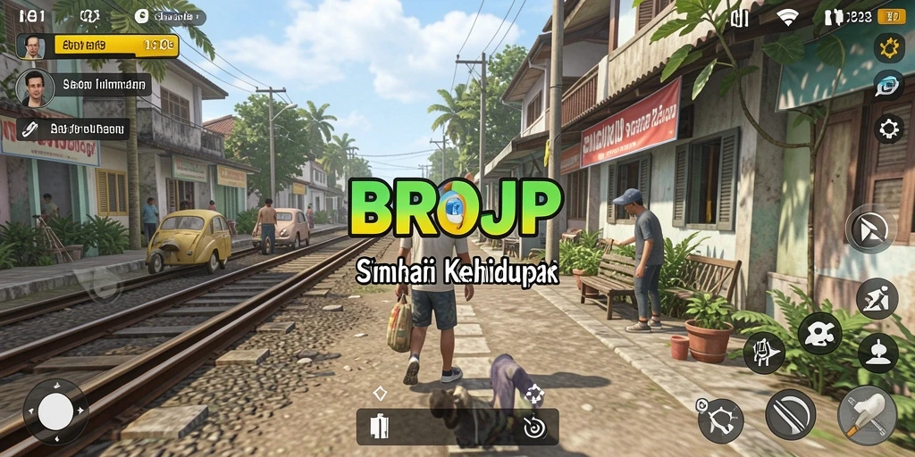 Gameplay menarik BROJP yang mengajak Anda berinteraksi dalam simulasi kehidupan.