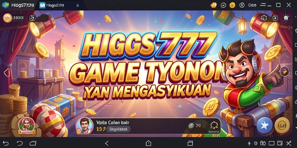Tampilan menarik dari gameplay HIGGS777 yang seru dan mendidik.
