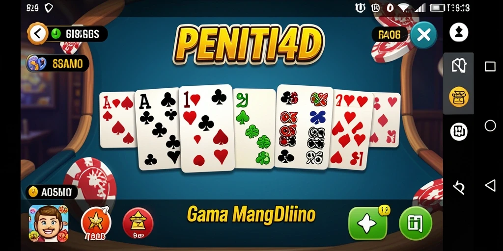 Tampilan gameplay seru dan mendebarkan dalam PENITI4D.