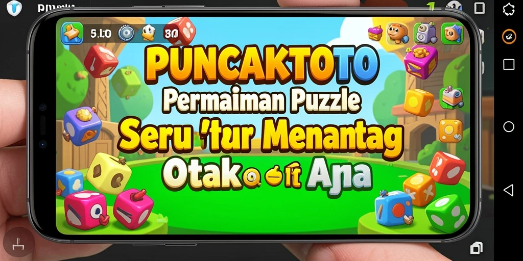 Screenshot PUNCAKTOTO menampilkan tantangan puzzle yang menarik.
